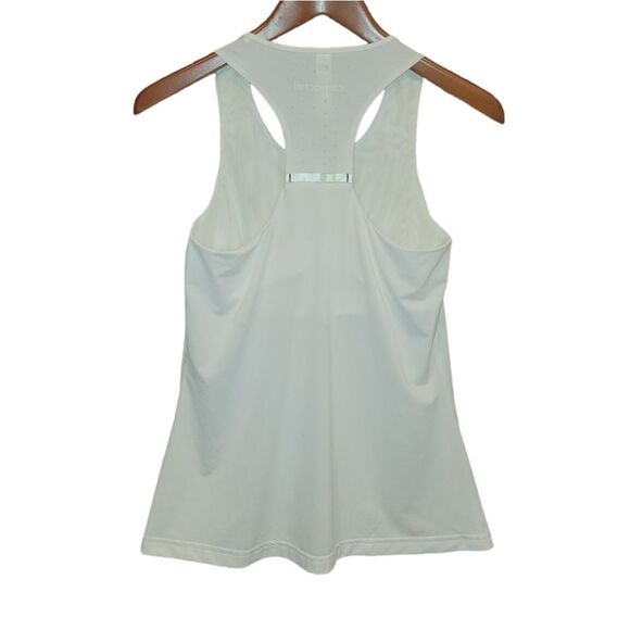 Adidas White Climachill Racerback Tank with Built in Bra S 8-10 - Picture 2 of 12